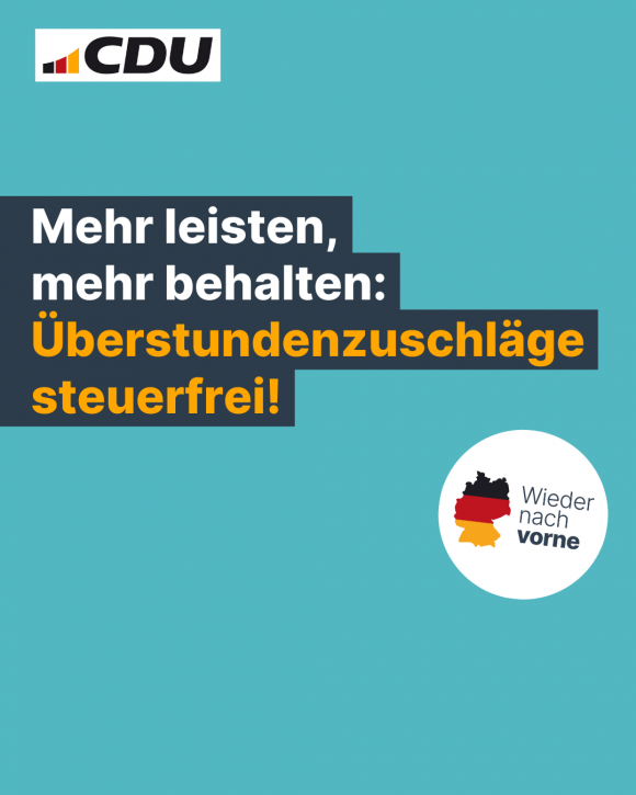 Mehr leisten, mehr behalten: Überstundenzuschläge steuerfrei! (4:5)