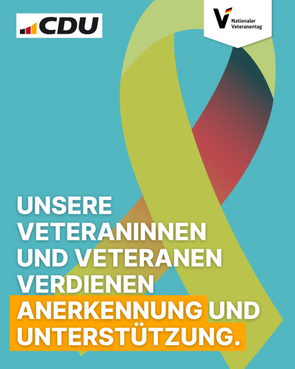 Unsere Veteraninnen und Veteranen verdienen Anerkennung und Unterstützung