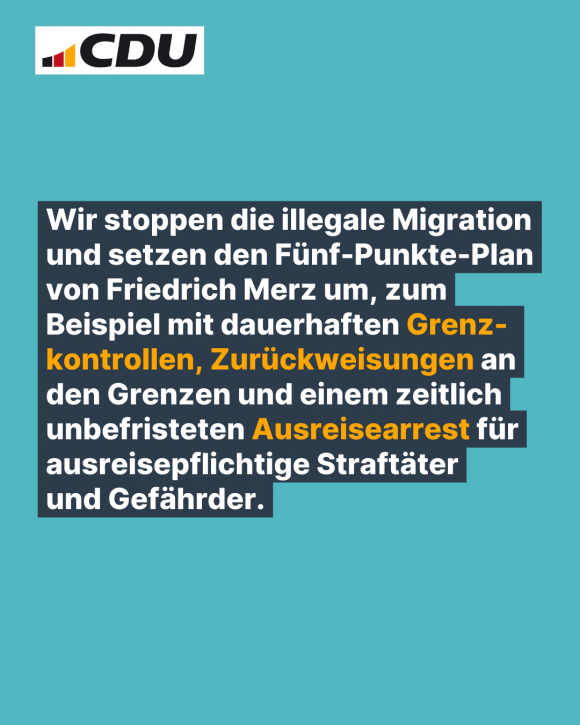 Swipe 10 zum Thema Sofortprogramm für Wohlstand und Sicherheit